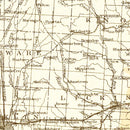 Vintage Map of Tennessee Coal Fields, 1919
