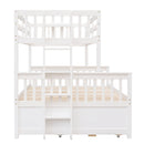 Bunk Bed With Twin Size Trundle And Drawers by HouseOfZazla