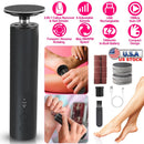 Electric Foot Callus Remover 2 in 1 Rechargeable Foot File Nail Grinder Dead Skin Pedicure Tool Machine with 2 Grinding Heads Total 30Pcs Replaceable