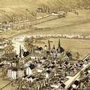 Vintage Map of Oxford, New York 1888