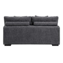 Chosen - Sectional Sofa With Toss Pillows With 2 Chaises With Ottoman - Gray by HouseOfZazla