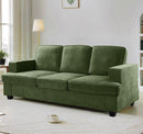 Modern Sofa, Comfortable 3 Seater Couch With Deep Seating, Loose Back Cushions, Wide Arms by Unique Piece Furniture
