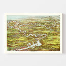 Vintage Map of Charles River, 1900