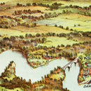 Vintage Map of Charles River, 1900
