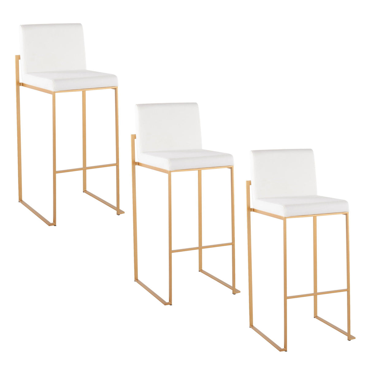 Fuji - Contemporary Design High Back Barstool, photo 7 of 40