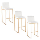 Fuji - Contemporary Design High Back Barstool by HouseOfZazla