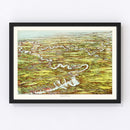 Vintage Map of Charles River, 1900