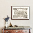 Vintage Map of Maplewood & Linden, MA 1879