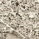 Vintage Map of Maplewood & Linden, MA 1879
