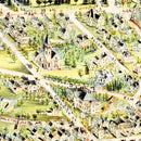Vintage Map of Bradford, Massachusetts 1892