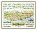 Vintage Map of Bradford, Massachusetts 1892