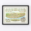 Vintage Map of Bradford, Massachusetts 1892