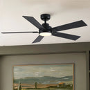Reversible Motor Integrated LED Dimmable Ceiling Fan With Light by Unique Piece Furniture