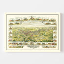 Vintage Map of Derry, New Hampshire 1898