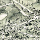 Vintage Map of Randolph, Massachusetts 1892