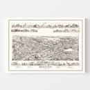 Vintage Map of Spencer, Massachusetts 1892