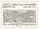 Vintage Map of Spencer, Massachusetts 1892