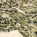 Vintage Map of North Easton, Massachusetts 1891
