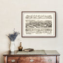 Vintage Map of Oxford, Massachusetts 1891