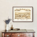 Vintage Map of Mattapan, Massachusetts 1890