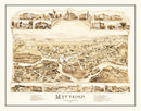 Vintage Map of Mattapan, Massachusetts 1890