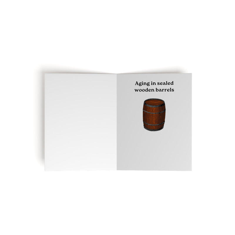 "I Prefer Bourbon" Funny Greeting Cards