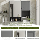 Modern Wall Mounted Bathroom Medicine Cabinet, Bathroom Wall Storage Cabinet With Mirror by HouseOfZazla