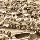 Vintage Map of Henniker, New Hampshire 1889