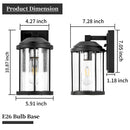 Outdoor Wall Sconces 2 Pack