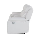 Blanche - Console Reclining Loveseat With LED Lights And Speakers by Unique Piece Furniture