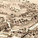 Vintage Map of Mittineague, Massachusetts 1889