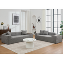Modern 2 Piece Boucle Cloud Sofa Set