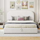 Upholstered Platform Bed With Hydraulic Storage System by HouseOfZazla