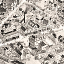 Vintage Map of Franklin, Massachusetts 1888