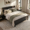 Mid-Century Modern Wood Platform Bed by HouseOfZazla
