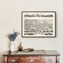 Vintage Map of Newton Upper Falls, Massachusetts 1888