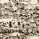 Vintage Map of Springvale, Maine 1888