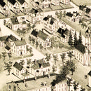 Vintage Map of Hopedale, Massachusetts 1888