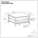 Warm Shaker - Handcrafted Table by Unique Piece Furniture