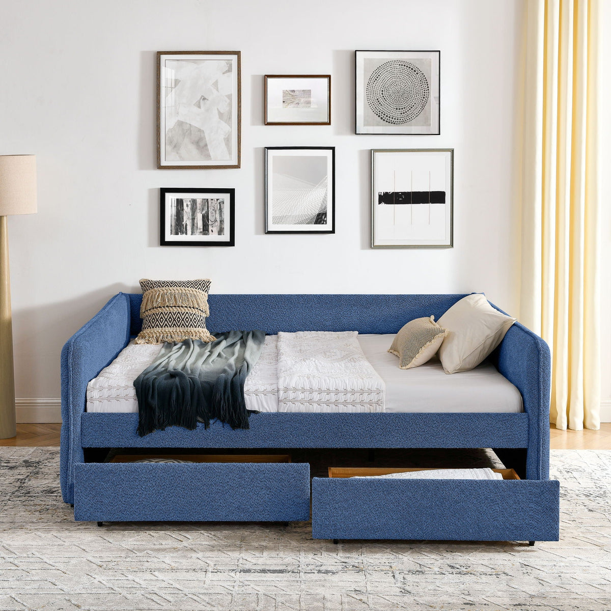 Upholstered Daybed & 2 Drawers, photo 14 of 17