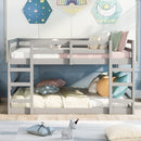 Solid Construction, Bunk Bed With Ladder by HouseOfZazla