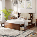 Headboard Bed With 2 Drawers And Trundle by Unique Piece Furniture