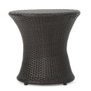 19" Kono Hourglass Table (No Glass Top) End Table by HouseOfZazla