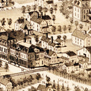 Vintage Map of Needham, Massachusetts 1887