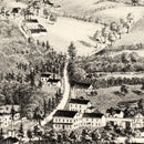 Vintage Map of Rochdale, Massachusetts 1887