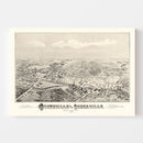 Vintage Map of Southville, Massachusetts 1887