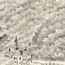 Vintage Map of Southville, Massachusetts 1887
