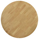 Elowen Round 42-inch Solid Wood Dining Table Light Walnut