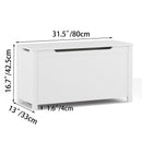 Toy Box Storage With Safety Hinged Lid by Unique Piece Furniture