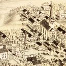Vintage Map of Somerset, Massachusetts 1887